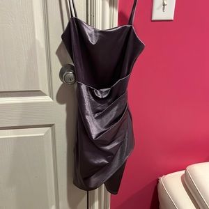 Windsor short purple dress. Cute for dates, hoco, wedding, etc.
